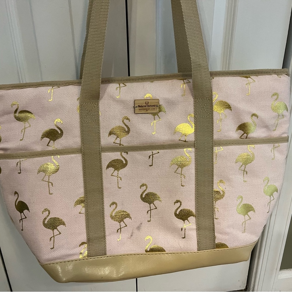 Natural Elements Medium/Large Size Insulated Tote Cooler.